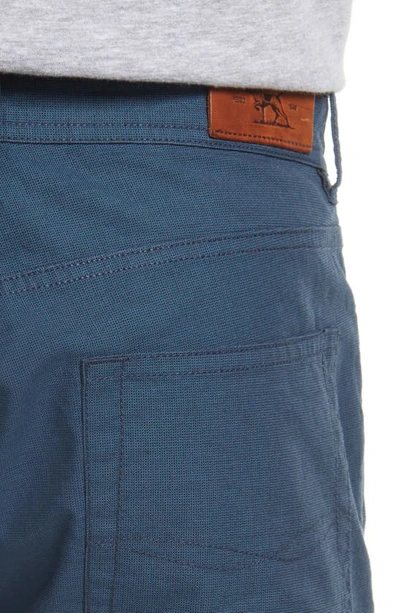 Rodd & Gunn Straight Leg Stretch Cotton Pants In Bluestone