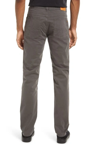 Billy Reid Stretch Cotton Five Pocket Pants In Charcoal