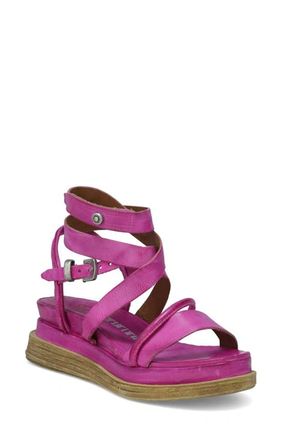 Shop As98 Labo Platform Sandal In Fuchsia