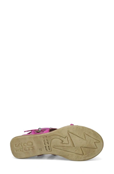 As98 Labo Platform Sandal In Fuchsia
