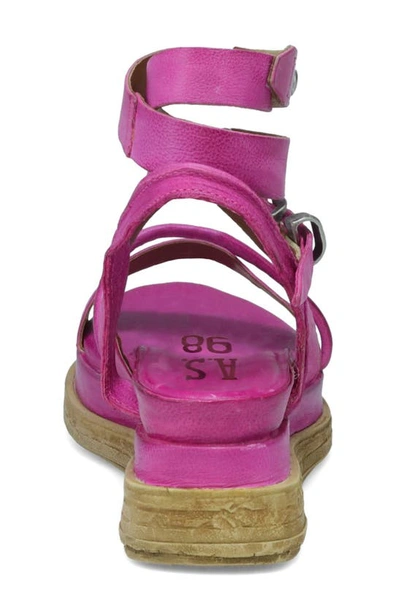 As98 Labo Platform Sandal In Fuchsia
