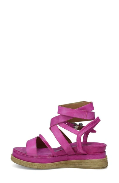 Shop As98 Labo Platform Sandal In Fuchsia