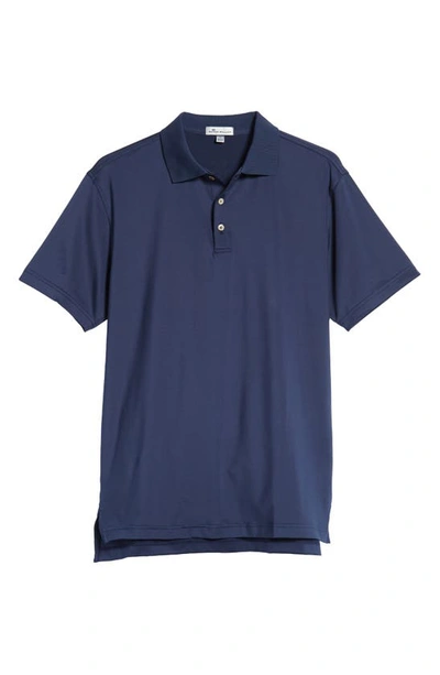 Shop Peter Millar Stretch Jersey Performance Polo In Navy