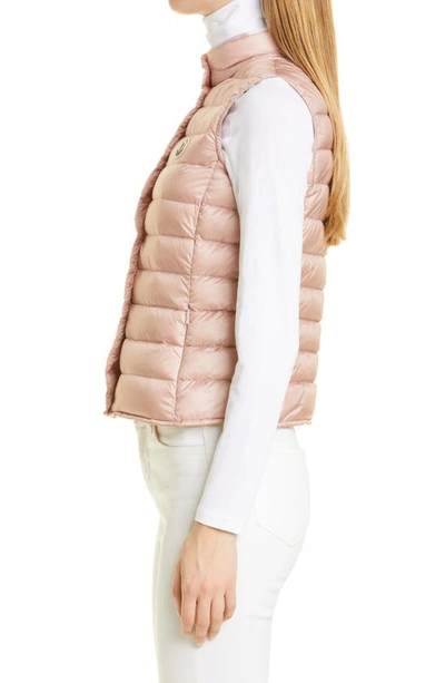 Shop Moncler Liane Quilted Down Puffer Vest In 510 Pink