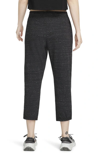 Nike Sportswear Gym Organic Cotton Blend Joggers In Black/ White