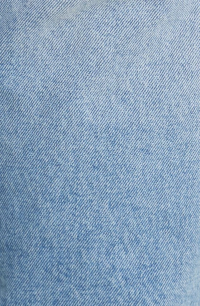 Shop Alanui Positive Vibes Jeans In Light Blue Wash