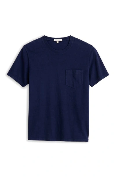 Shop Alex Mill Pocket T-shirt In Dark Navy