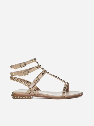 Shop Ash Play Studded Leather Sandals