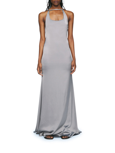 Shop Jacquemus La Robe Mentalo In Grey