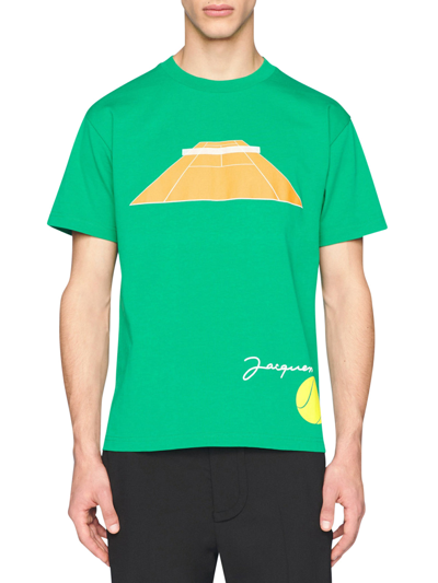 Shop Jacquemus Le Tshirt Tennis In Multicolour