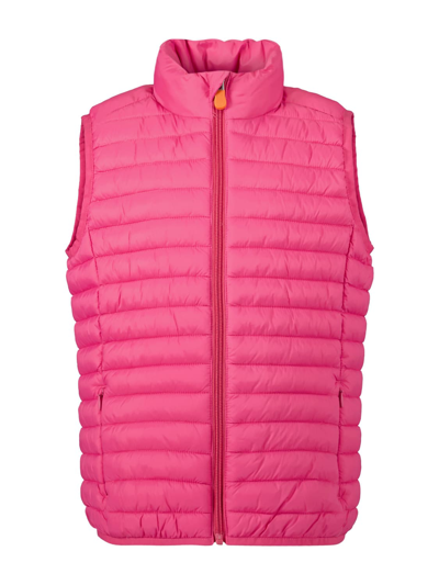 Shop Save The Duck Kids Fuchsia Vest For Girls