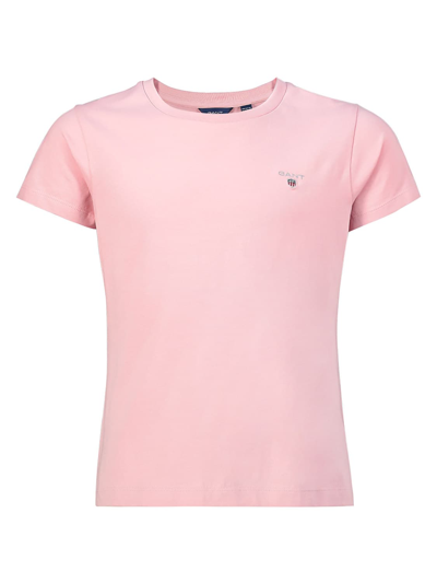 Shop Gant Kids T-shirt For Girls In Pink