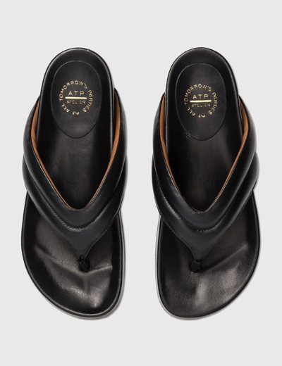 Shop Atp Atelier Bellano Chunky Sandals In Black