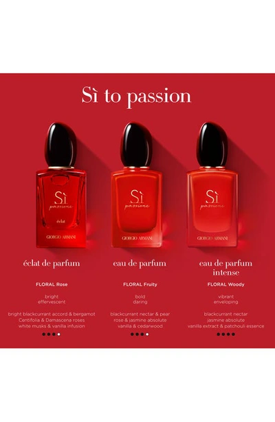 Shop Giorgio Armani Sì Passione Éclat Eau De Parfum, 3.4 oz