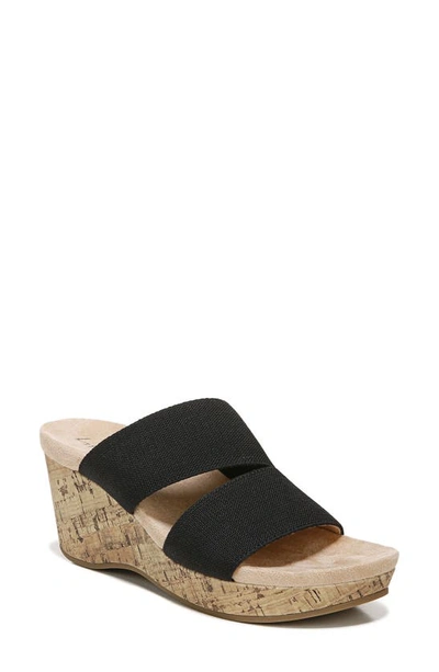 Shop Lifestride Divine Wedge Sandal In Black