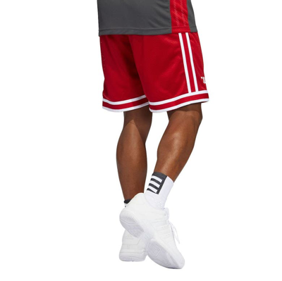 Shop Adidas Originals Adidas Red Louisville Cardinals Reverse Retro Basketball Shorts