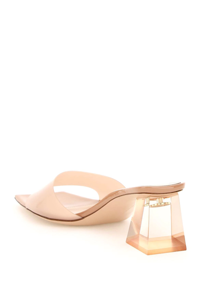 Shop Gianvito Rossi Cosmic Mules In Pink