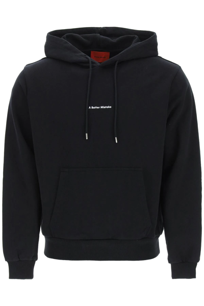 Shop A Better Mistake Essential Hoodie In Black