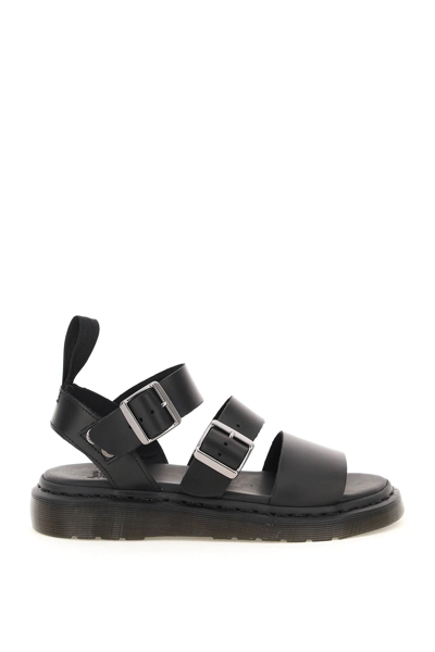 Shop Dr. Martens' Gryphon Brando Sandals In Black