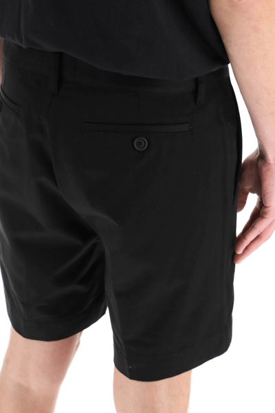Shop Ami Alexandre Mattiussi Chino Shorts In Black
