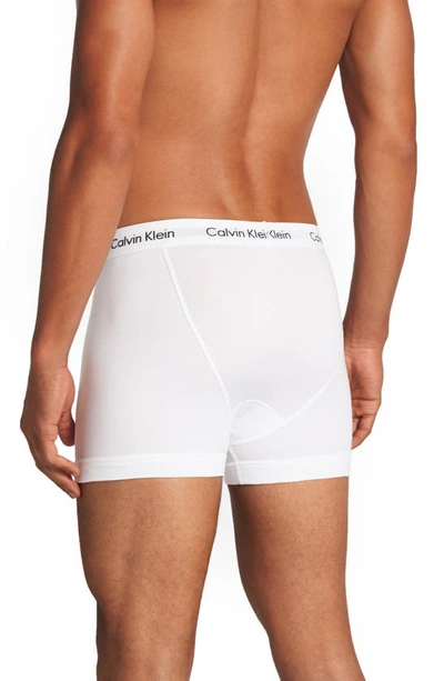 Calvin Klein Cotton Stretch Low-rise Cotton Trunks Pack Of Three In White