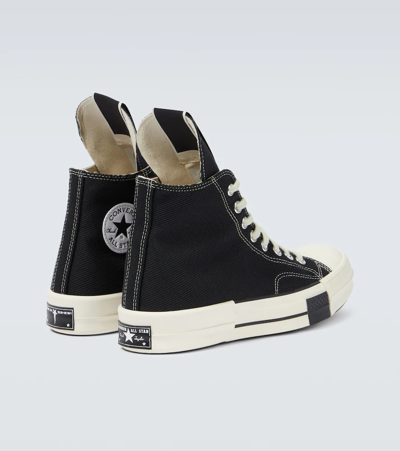 Shop Rick Owens Converse X Drkshdw Drkstar Hi Sneakers In Black/white