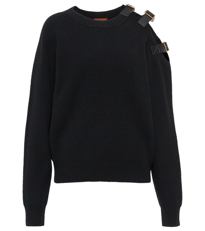 Shop Altuzarra Ness Wool And Cashmere Sweater In Black