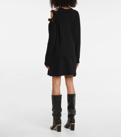 Shop Altuzarra Ness Wool And Cashmere Sweater In Black