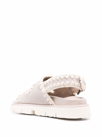 Shop Mou Sandals White