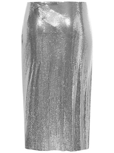 Shop Rabanne Paco  Skirts Silver