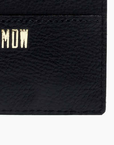 Shop Mw Leather Card Case In True Black