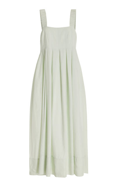 Shop Acler Women's Exeter Strap-detailed Linen-blend Maxi Dress In Neutral