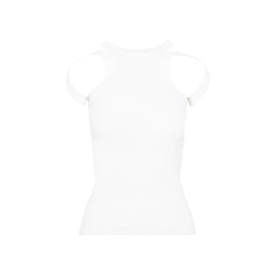 Shop Dion Lee Cotton Loop Tank Top Tops In White