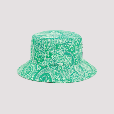 Shop Etro Bucket Hat In Green