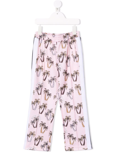 Palm Angels Palm Trees Track Pants In Pink