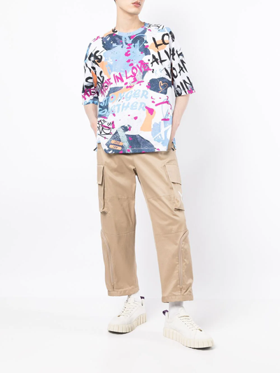 Ports V Graphic-print Short-sleeved T-shirt In Multicolour