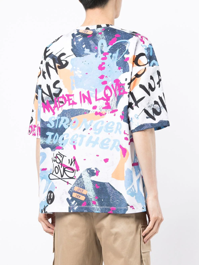 Ports V Graphic-print Short-sleeved T-shirt In Multicolour