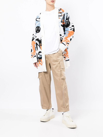 Ports V Drawstring Cargo Trousers In Brown