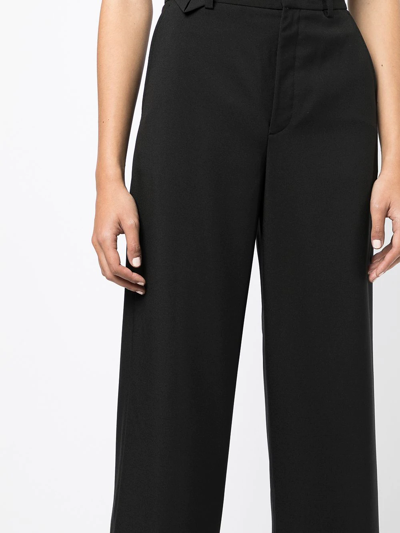 Shop Ports V High-waist Tailored Trousers In Black