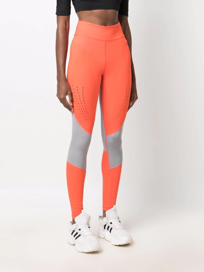 Shop Adidas By Stella Mccartney Truepurpose Performance Leggings In Orange