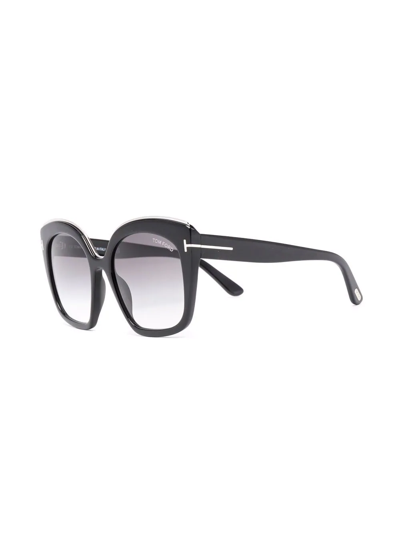 Shop Tom Ford Oversized-frame Sunglasses In Black