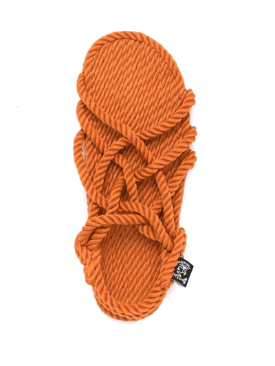Shop Nomadic State Of Mind Woven Open-toe Sandals In Orange