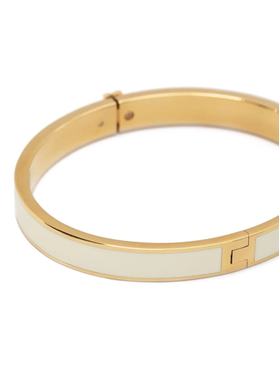 Shop Tory Burch Kira Enamel Bracelet In Gold