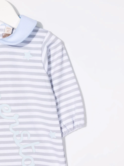 La Stupenderia Logo-print Pajama In Grey