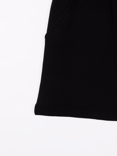 Off-white Logo-waistband Sweat Skirt In Black