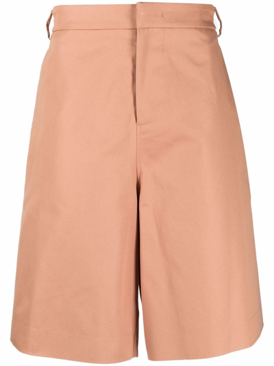 Shop 424 Knee-length Tailored Shorts In Neutrals