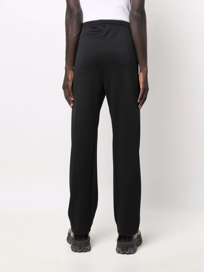 Shop 424 Seam-detail Track Pants In Black
