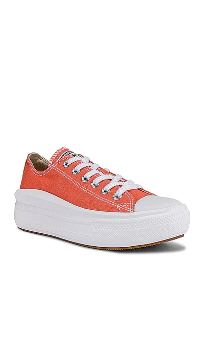 Shop Converse Chuck Taylor All Star Move Canvas Platform Sneaker In Orange