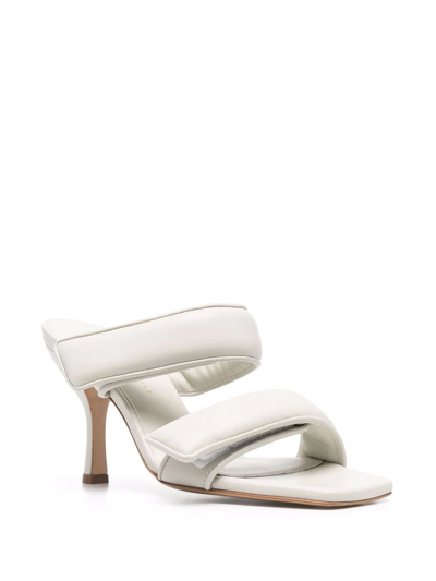Gia Borghini Off-white Pernille Teisbaek Edition Perni 03 Heeled Sandals In White
