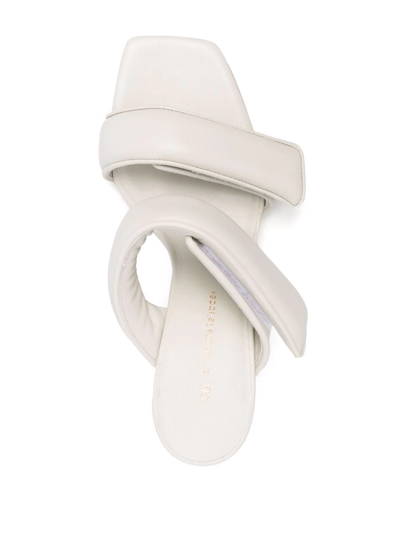 Gia Borghini Off-white Pernille Teisbaek Edition Perni 03 Heeled Sandals In White